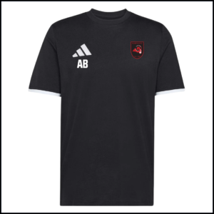 Adidas Entrada 26 SS Cotton Tee (Adults) JZ6675 (Black/White)